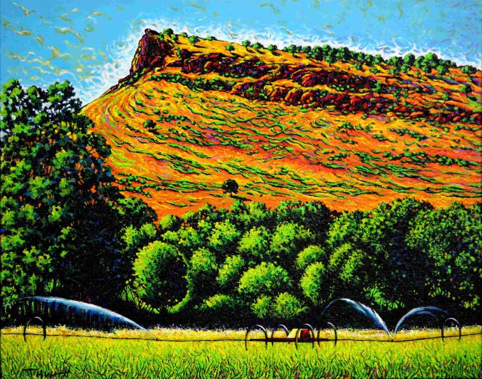 Pompadour Bluff, Ashland, Oregon, Spring